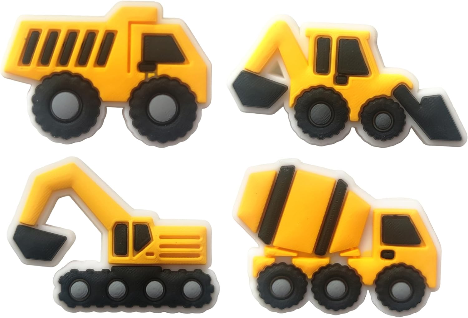 Car & Truck Shoe Charms for Boys, 24 PCS Vehicle Shoe Decoration Pins for Clog, Cute Shoe Accessories for Party Favor Gifts