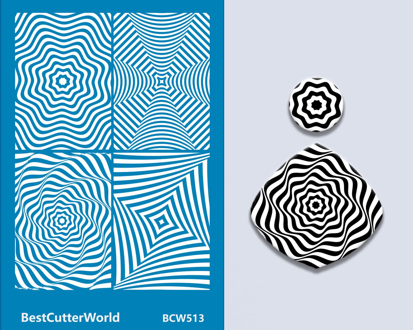 Amazon.co.jp: EZILLION シルクスクリーンステンシル 6個 ポリマー