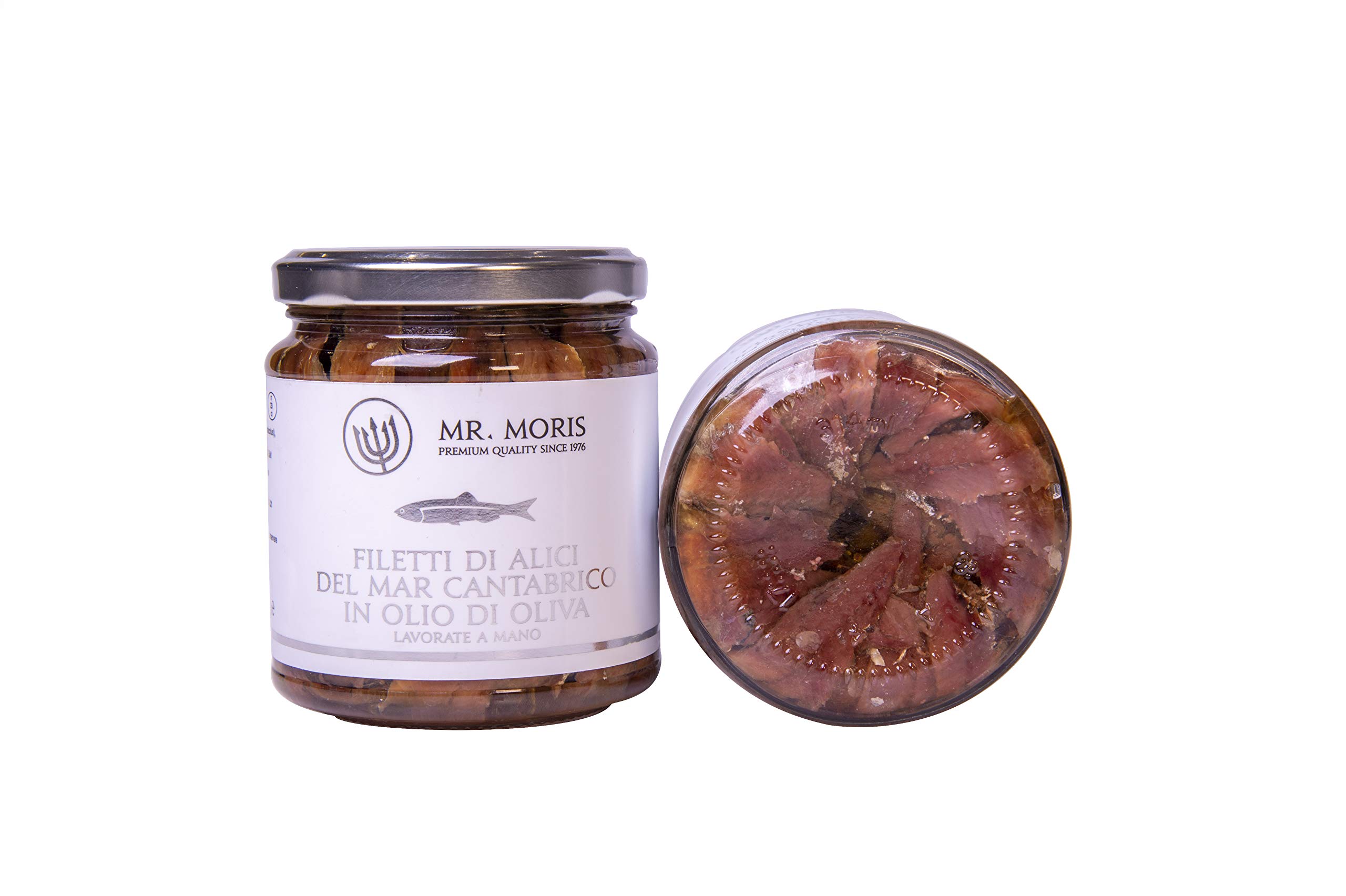 Buy Anchovy fillets Cantabrian Sea in Olive Oil Mr. Moris Kosher