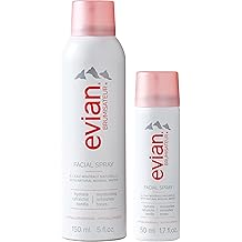 Evian Gesichtsspray Weekender Kit - Feuchtigkeitsspendender Mineralwassernebel f&uuml;r Gesicht und Haut - Erfrischt Make-up, Sets und T&ouml;ne - Reisefreundliche Gr&ouml;&szlig;e f&uuml;r Wochenend-Hydratations- und Hautpflege-Essentials