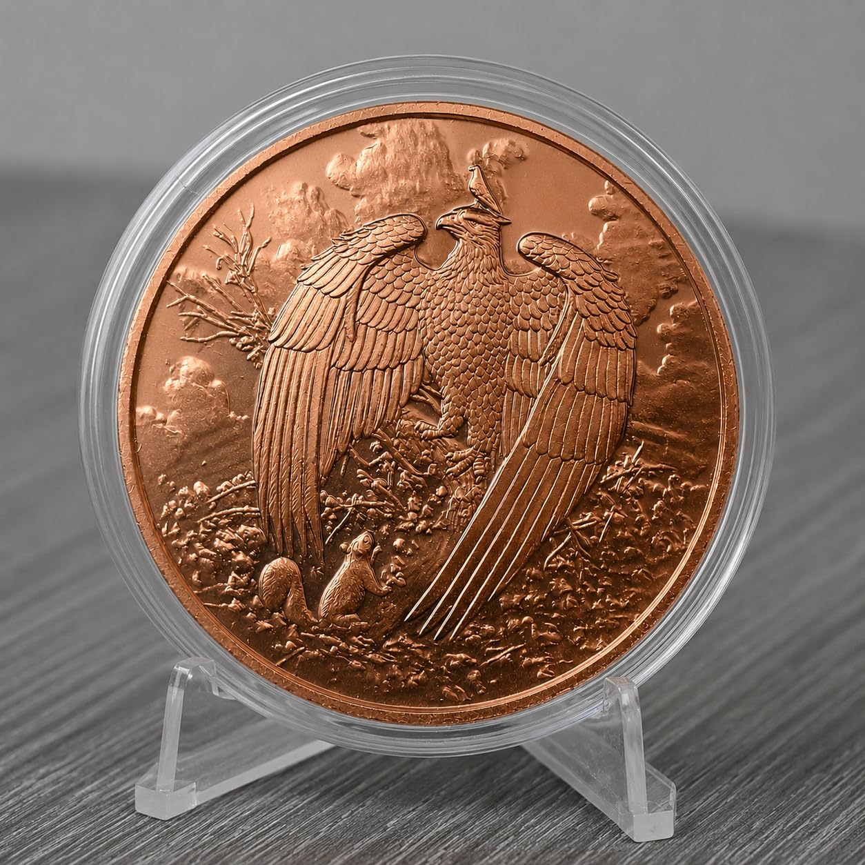 Great Eagle Nordic Copper Coin - .999 Pure Bullion -2