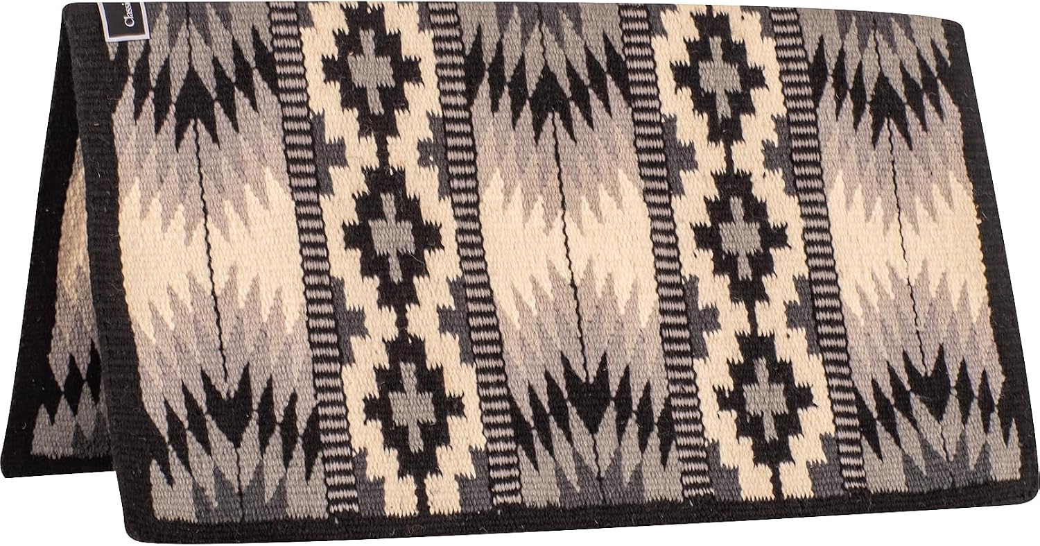 Classic Equine Woven Wool 34x38 Saddle Blanket