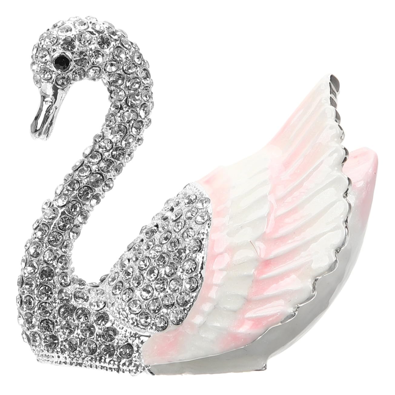 Boîte à bijoux cygne VALICLUD, cadeau idéal en alliage pour elle
