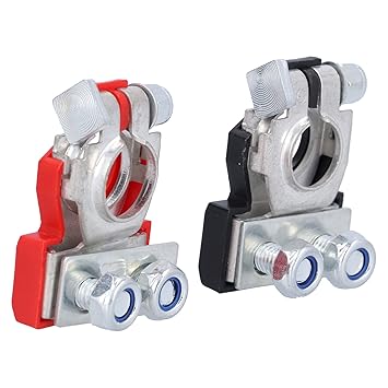 Battery Terminal Clamp, Car Battery Connector Universal Pure Copper Anti Corrosion for Car