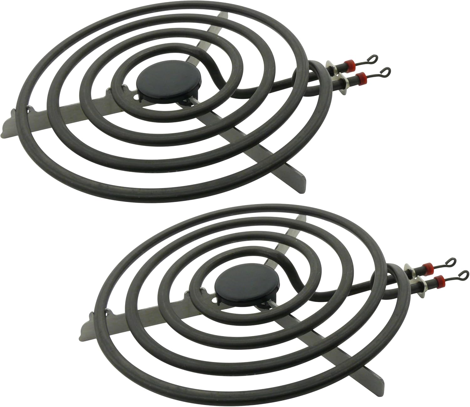 Kitchen Basics 101 WB30X253 Range Surface Element Replacement for GE Kenmore, 4 turn 8" 325503, AH244014, EA244014, PS244014, WB30X0253, WB30X5060, WB30X5095 (2)