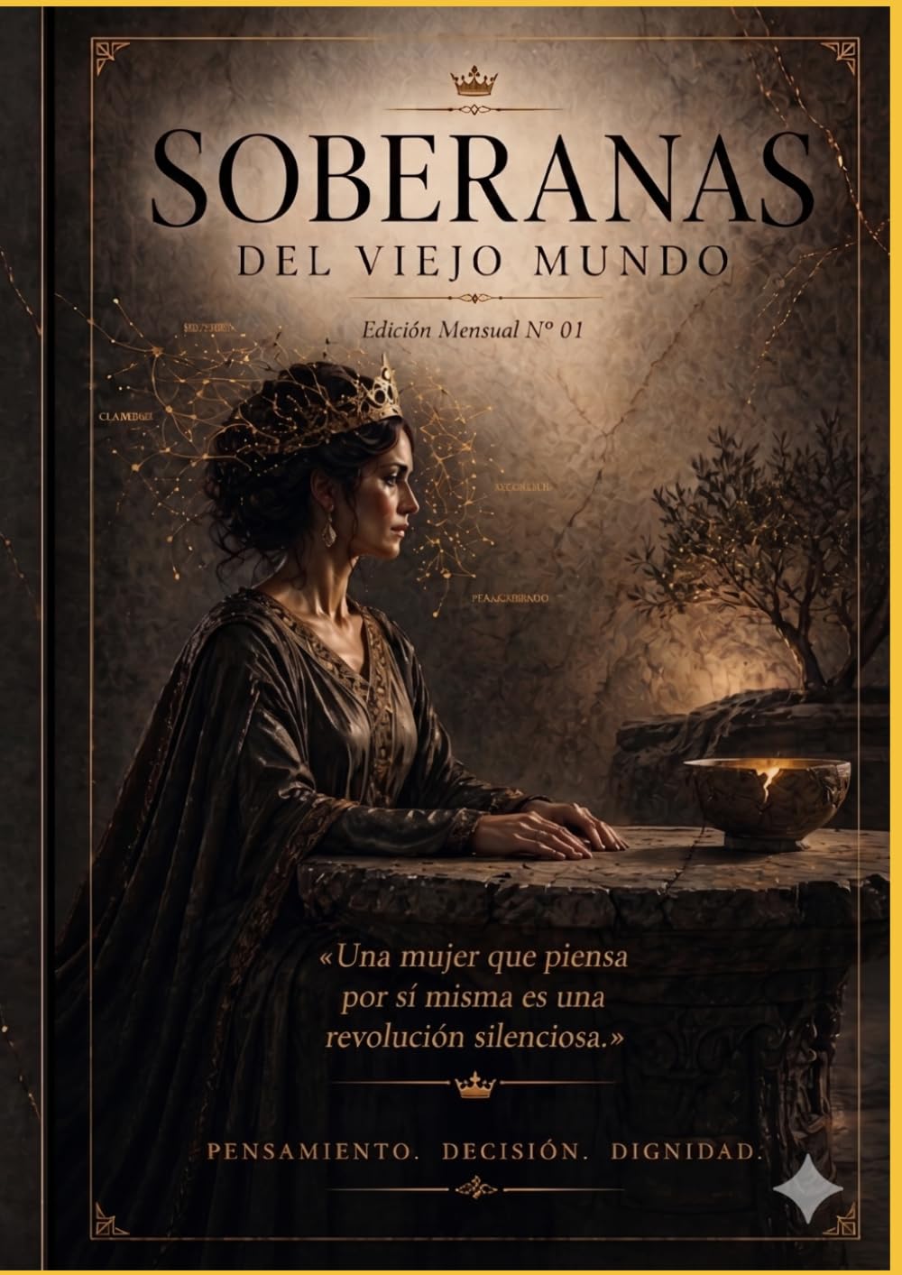 SOBERANAS DEL VIEJO MUNDO: Una mujer que piensa por sí misma es una revolución silenciosa. Pensamiento. Decisión. Dignidad. (REVISTA EKEMÍA — Colección Ritual Mensual)