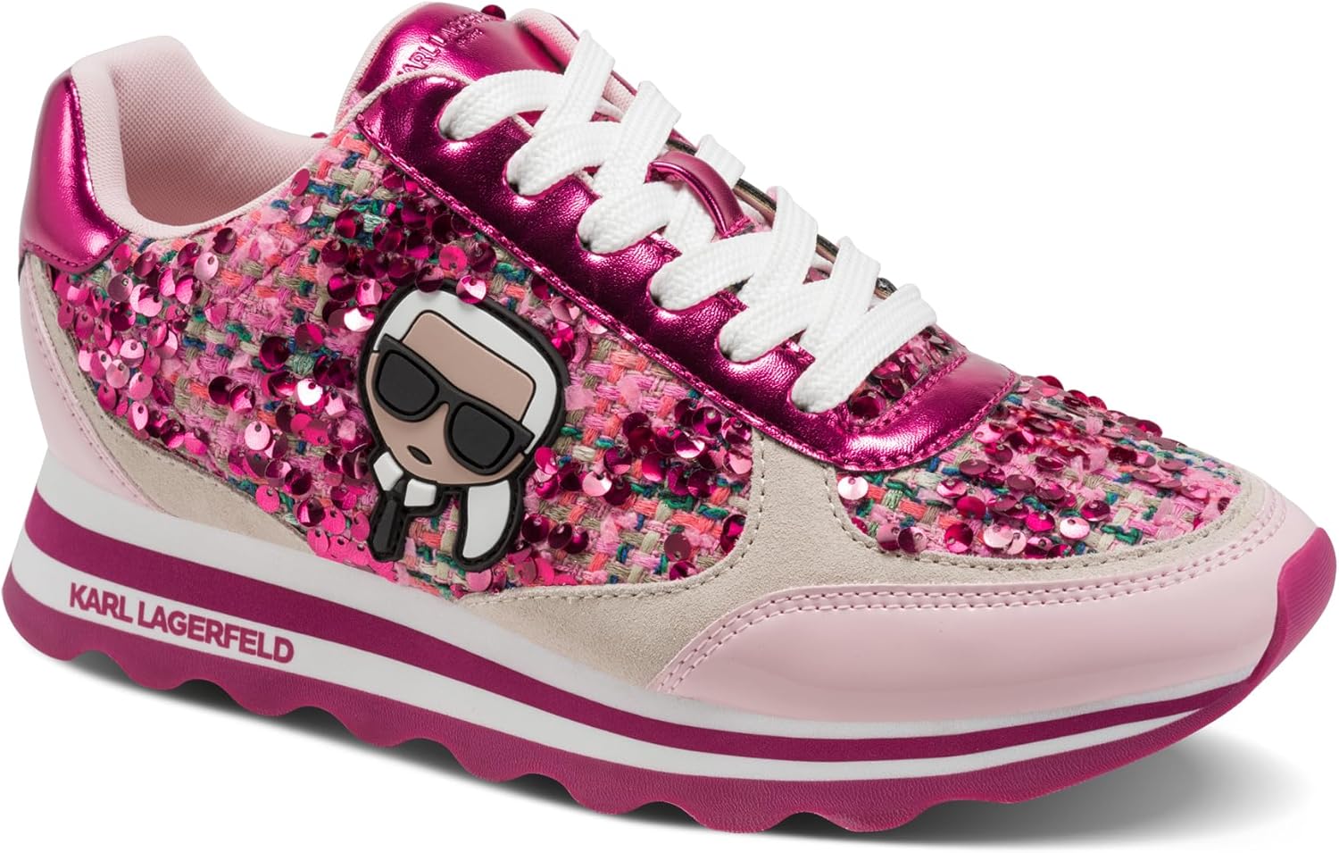 KARL LAGERFELD Women's Meade Lace Up Sneakers