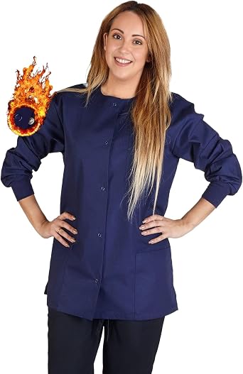 Womens Scrub Jacket Warm Up Medical Scrub Jackets for Women