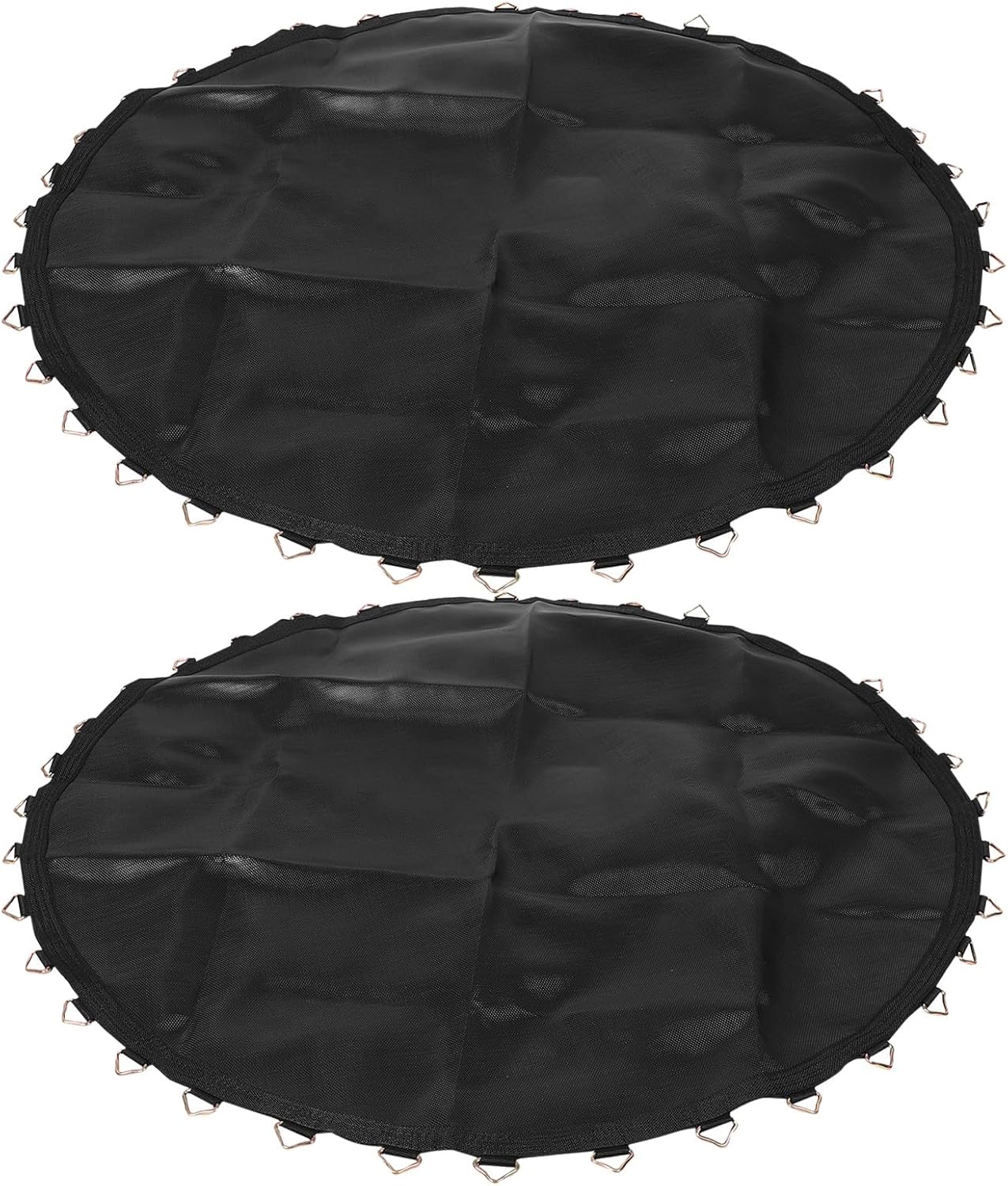 2pcs Trampoline Replacement Mat Fit 4Ft Frame - Weatherproof 36 V-Rings Jumping Pad with Heavy Duty Mesh, Suitable for Mini Round Trampoline, 36 V-Rings