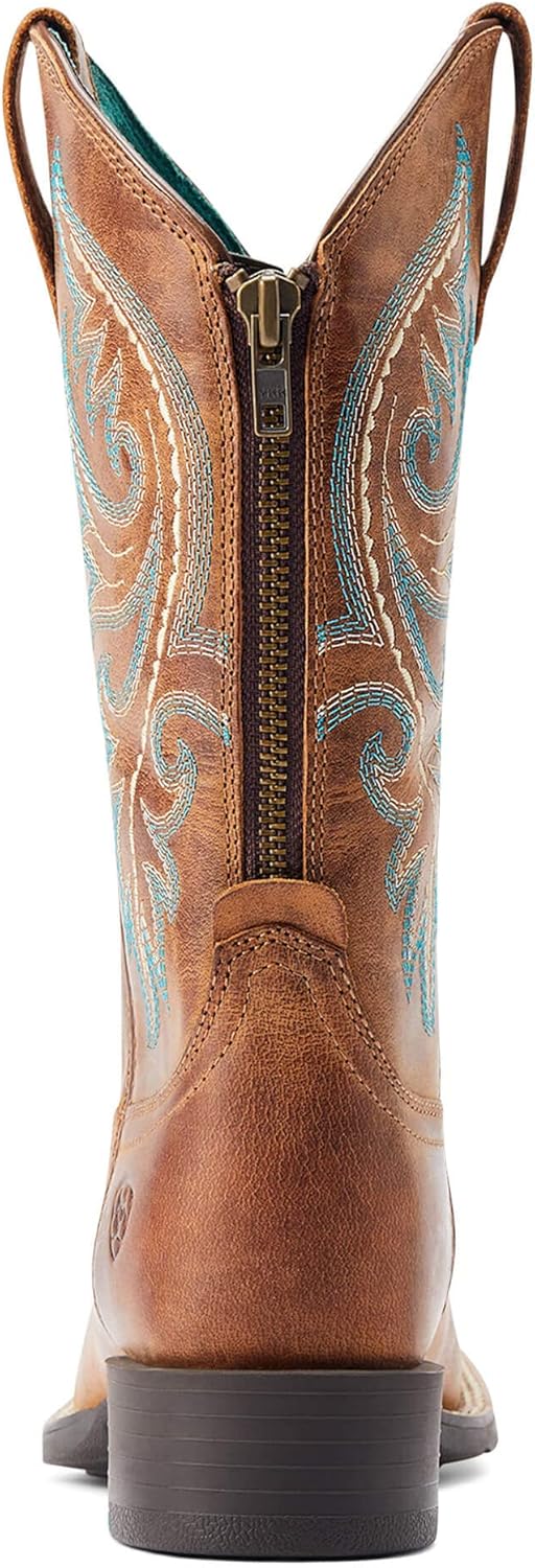 Ariat womens Round Up Back Zip Western Boot