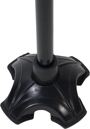 Miniatura 2 de Drive Medical Quad - Punta de bastón de soporte, color negro