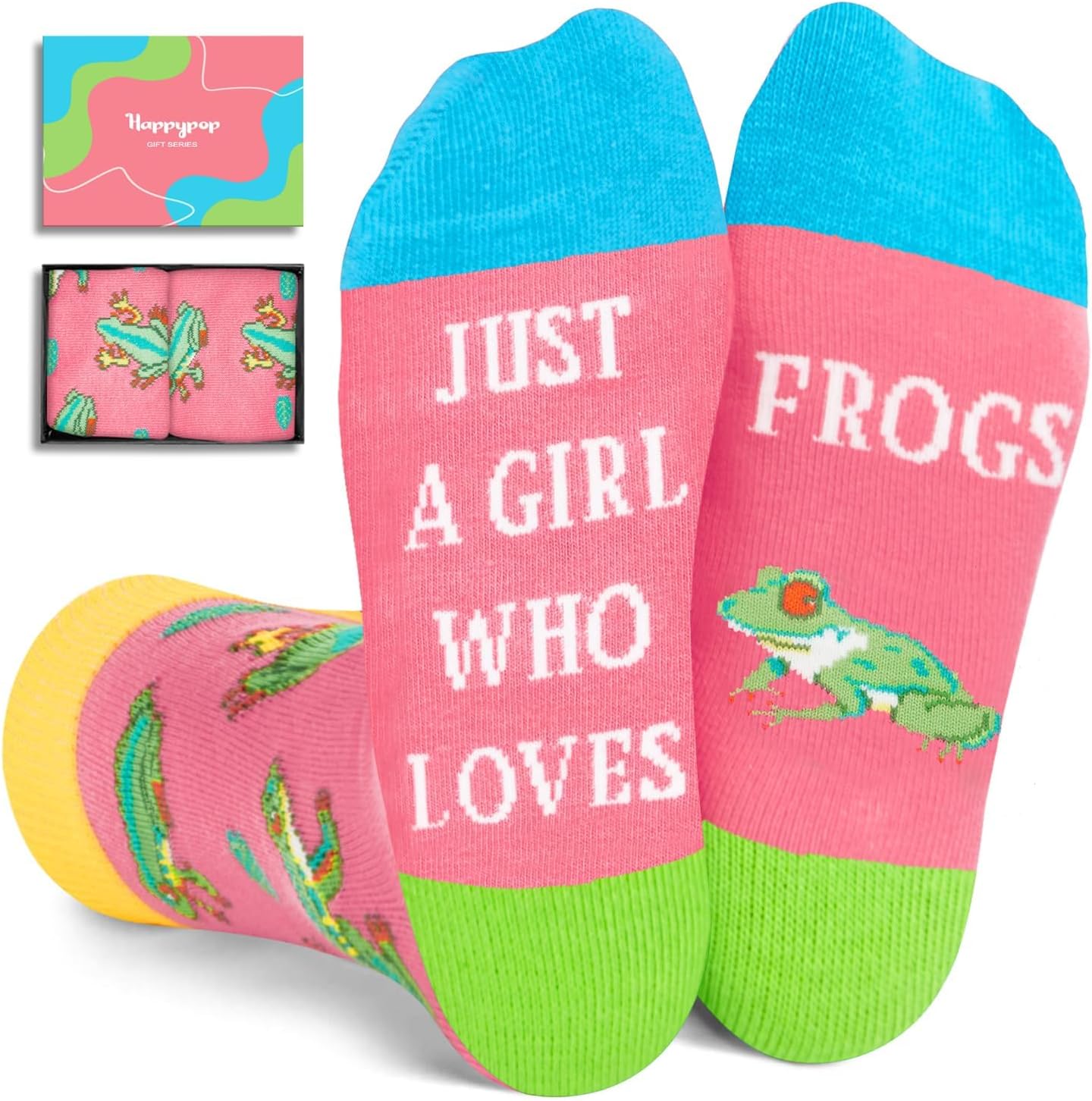 Animal Socks for Girls - Flamingo Frog Gifts for Kids, Dolphin Bunny Unicorn Gifts