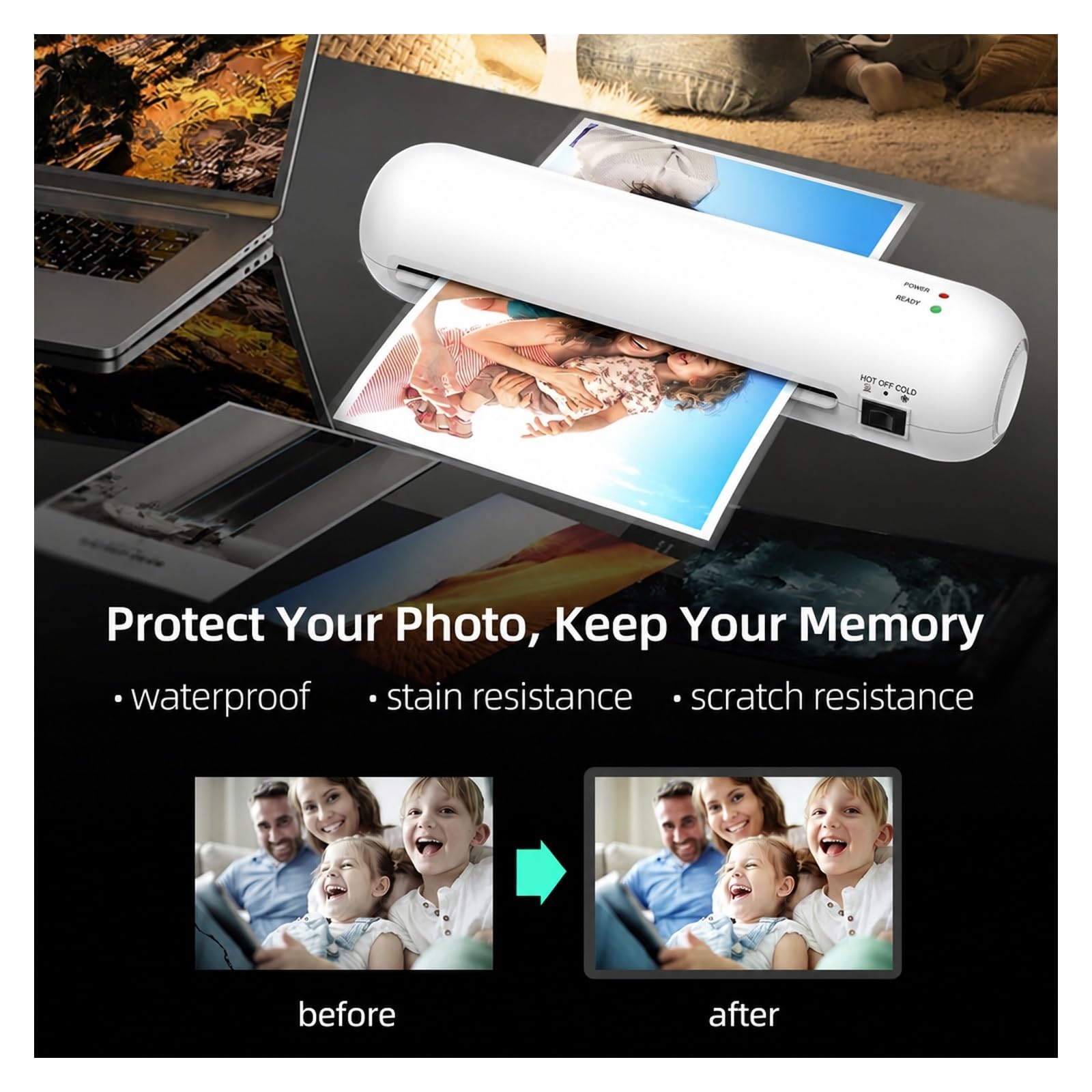 Laminator, Maszyna Do Laminowania Dokumentów Fotograficznych W Formacie A4 do domu i biura