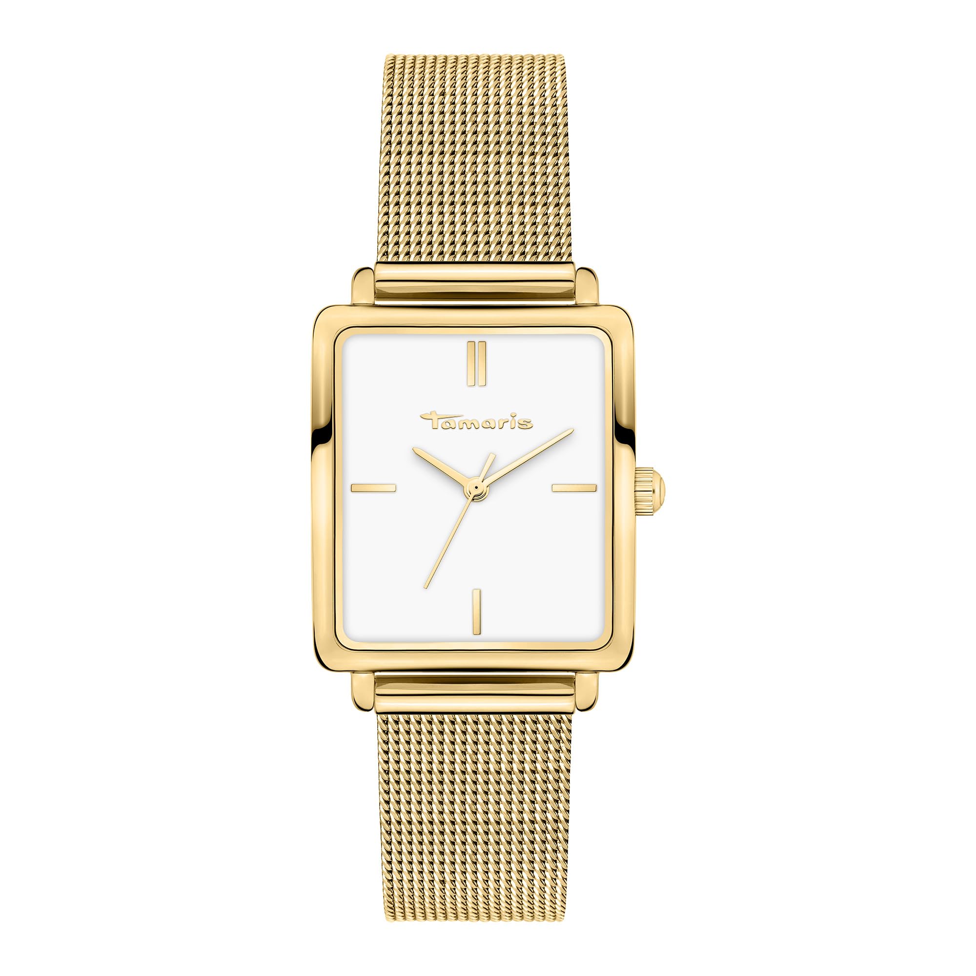 Tamaris TT-0184-MQ Women's Analogue Quartz Watch with Stainless Steel Strap, Gold