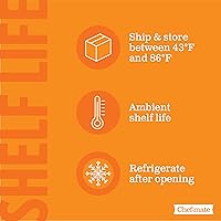 Vista 6 de Chef-mate Salsa básica de queso cheddar, comida enlatada para macarrones con queso, 6 libras 10 onzas (#10 lata a granel)