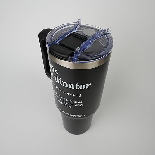 Miniatura 7 de Chaos Coordinator - Vaso de 40 onzas, taza del coordinador del caos, botella de agua del coordinador del caos, regalos de agradecimiento, regalos de