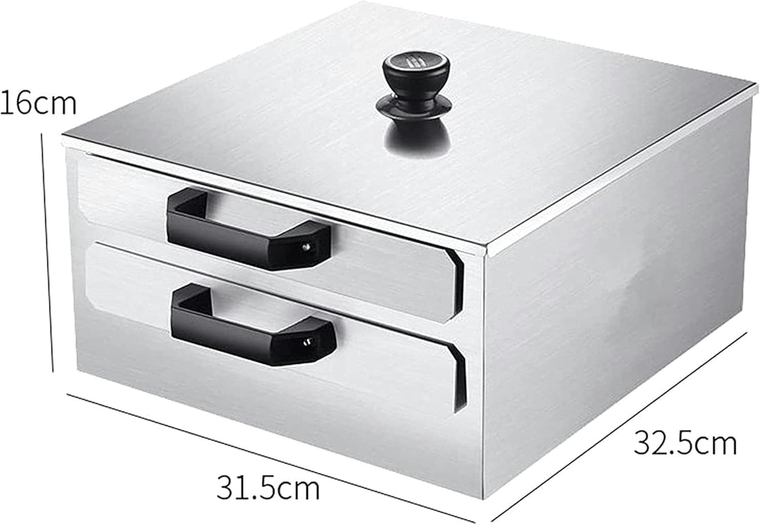 Multifunction Cooking Machine, 2-Layer Rice Noodles Steamer, 304 Stainless Steel Cuisine Cooker with Trays, Maker for Vegetables, Seafood