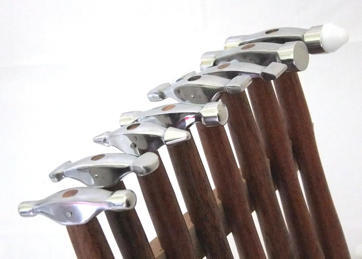 8 Pc Jewelers Forming Texturing Hammers Inc. Hammer W Nylon Tips-Stand