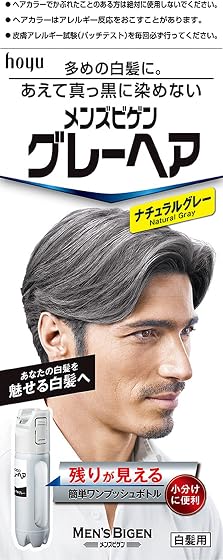 ホーユー ホーユー メンズビゲン グレーヘア ナチュラルグレーの商品画像