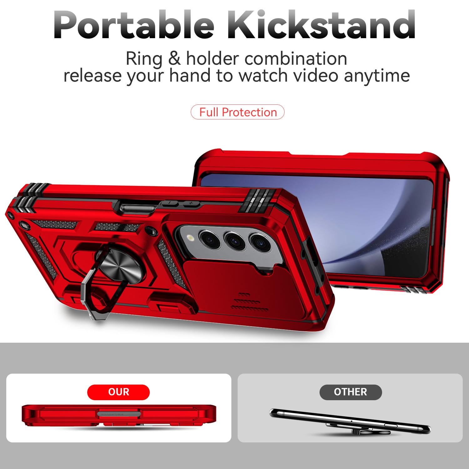 Amazon.co.jp: YQODSZ Samsung Galaxy Z Fold 5用ケース Sペン&S