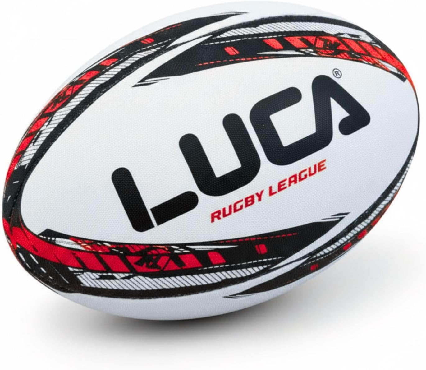 LUCA Rugby Ball Youth and Adult Sizes 3, 4 & 5 – Hand Stitched Super Grip Training Ball – Durable 3-Ply Waterproof Surface for College & Club Practice