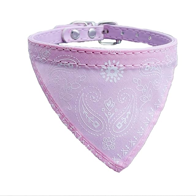 Newtensina Perro de la Moda Bandana Collar Collar de Perro Boy Pañuelo Medio Perrito Pañuelo con Cuello…