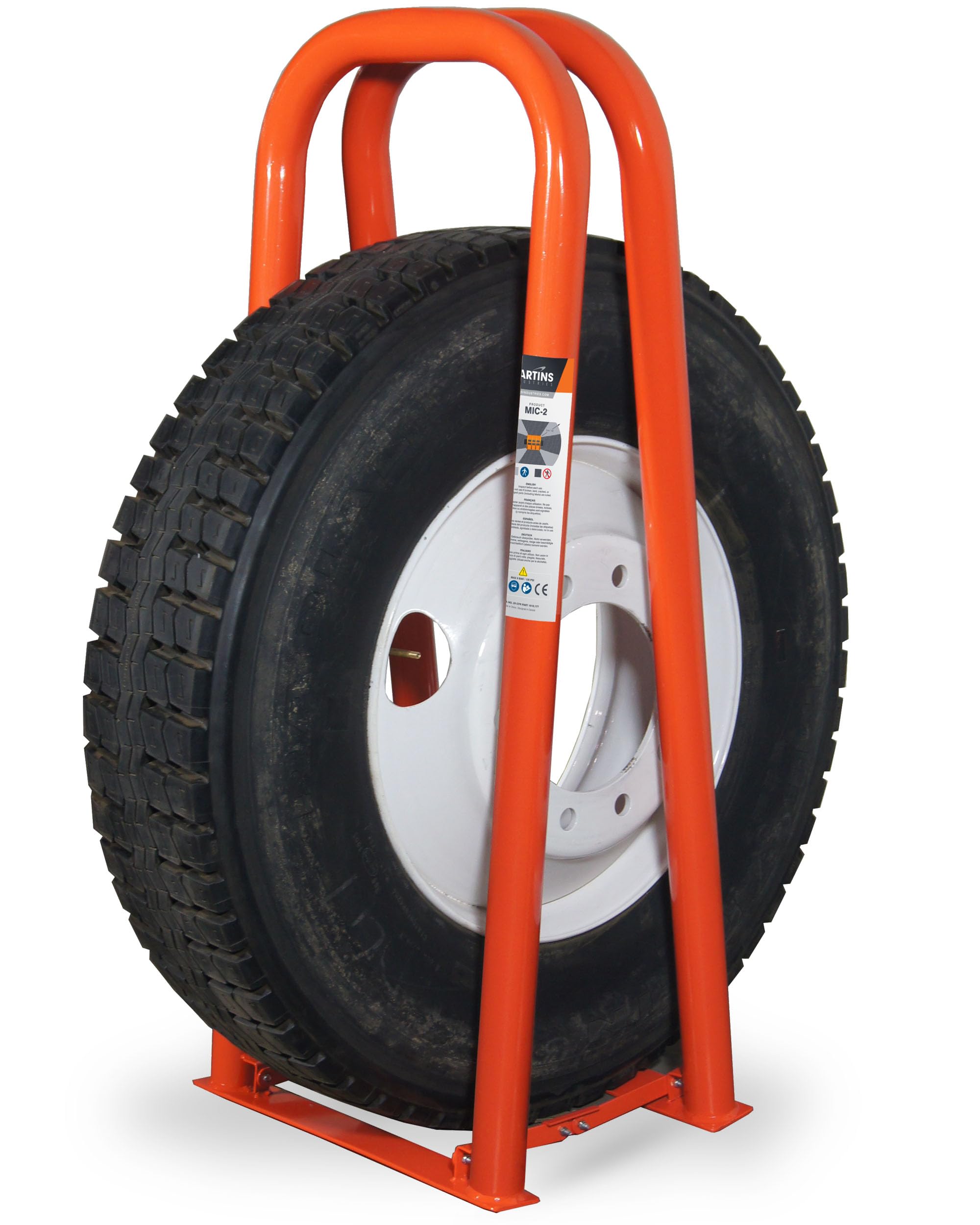 Martins 2-Bar Portable Tire Inflation Cage, Perfect for Service Truck, Only 69 lb.