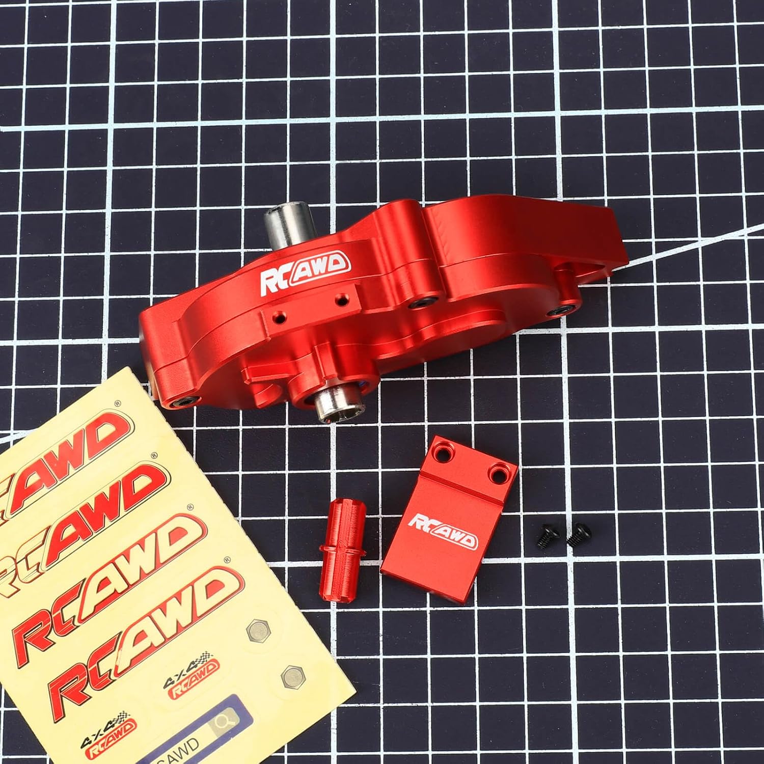 RCAWD Alloy 57t Spur Gear Transmission Gearbox for Arrma 1/10 Senton Granite Big Rock Vorteks 3s blx & 550 mega Kraton Outcast 4S BLX Series Upgrades Parts