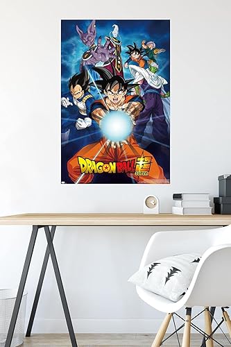 Miniatura 6 de Trends International Dragon Ball Super - Póster de pared de grupos, 22.375 x 34 pulgadas, paquete de póster y montaje