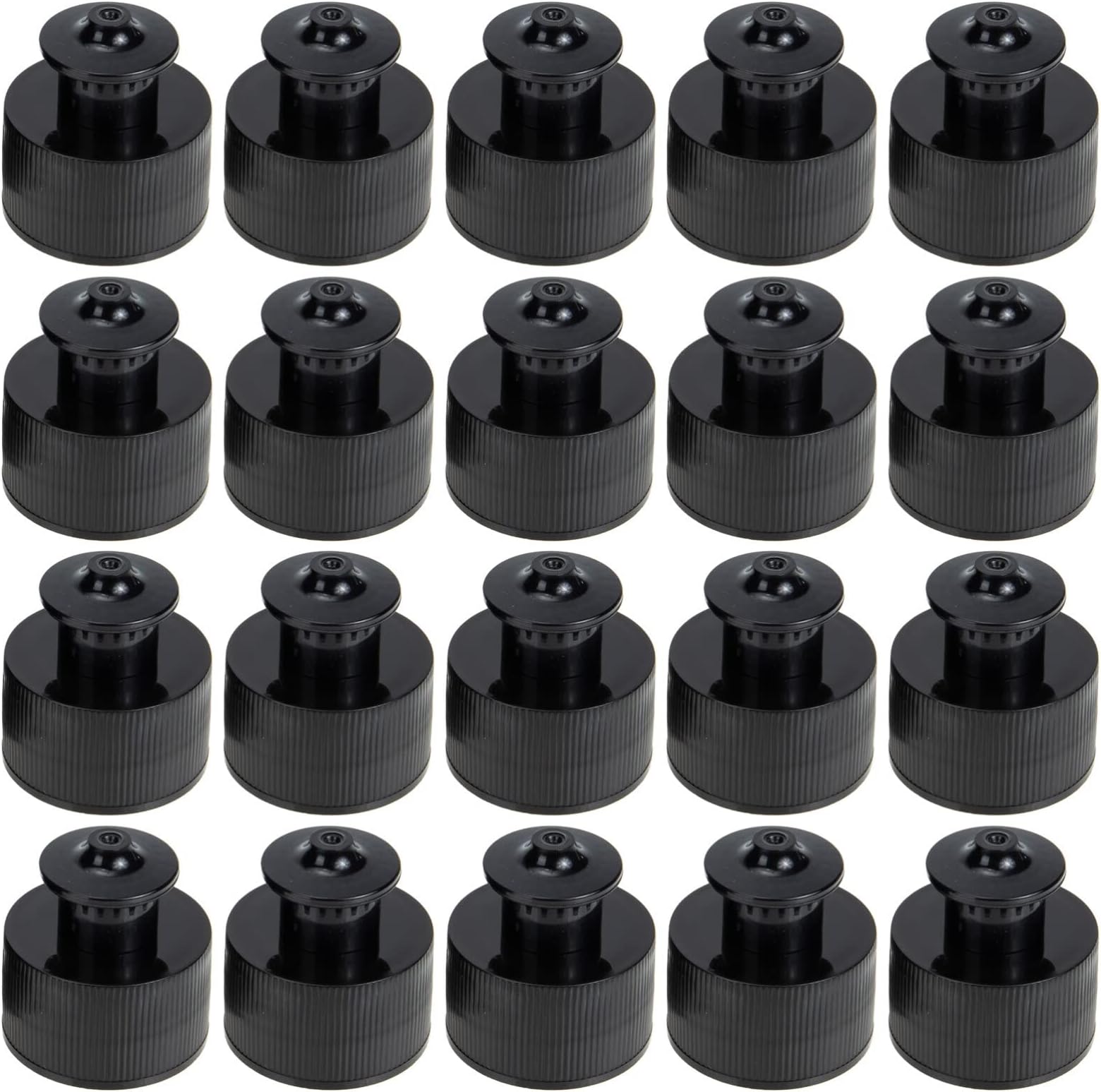BESPORTBLE Push Pull Caps for Bottles, 20Pcs 28mm Water Bottle Replacement Caps - Reusable Water Bottle Lid Top