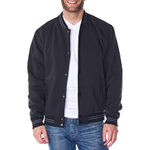 Alpine Swiss Tyler Mens Varsity Jacket Classic Letterman Coat Baseball Bomber Jacket Lightweight Stylish Everyday Outerwear