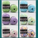 6 Pack Yarn Skeins Assorted Colors Crochet Yarn, Acrylic Yarn Skeins, Acrylic Soft Yarn For Knitting Crochet And Crafts (6 colors)