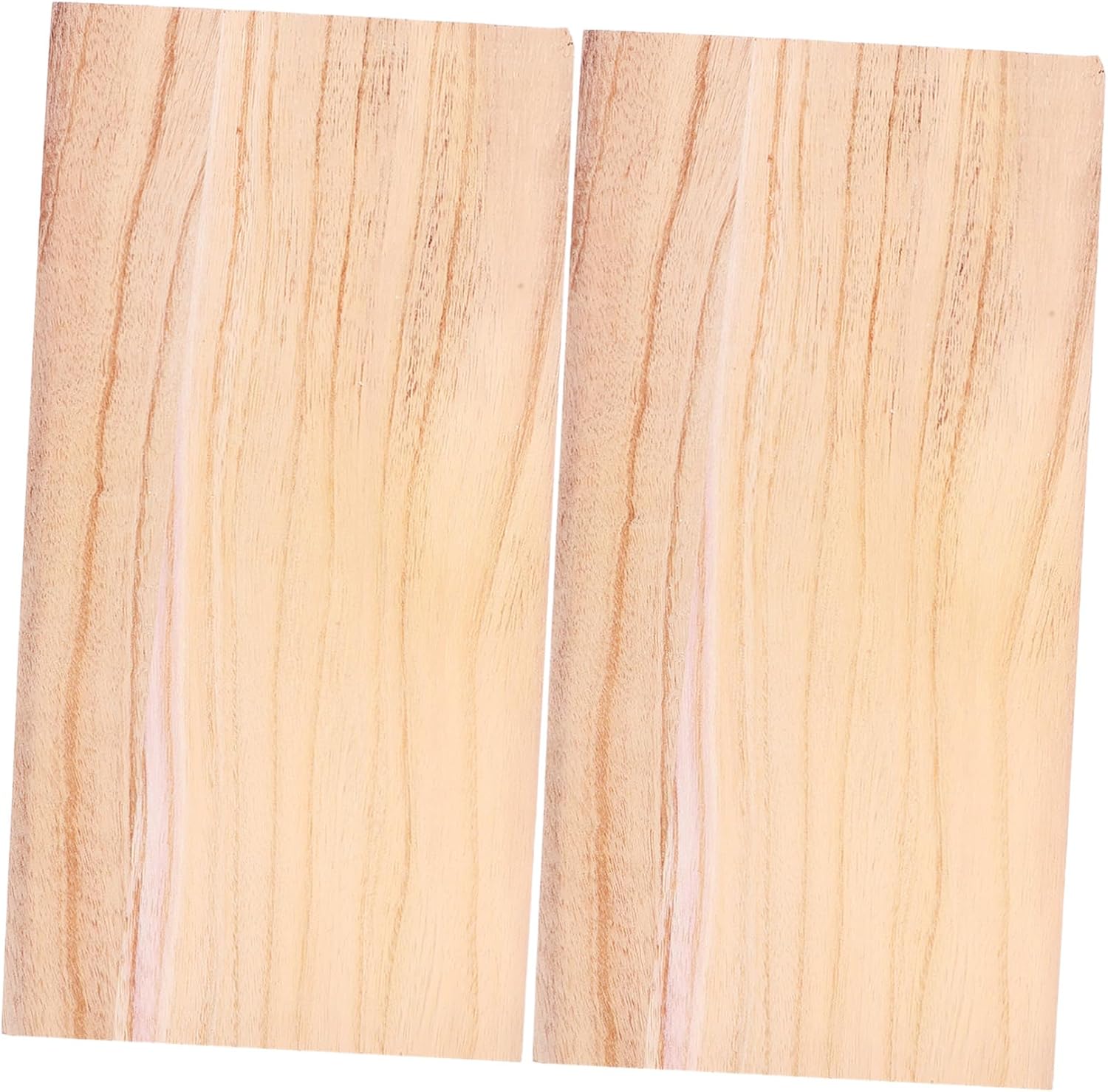 Veemoon 2pcs Unfinished Plain Wood Boards for Crafting, Rectangular Wood Panel Boards 16x8 Inches, 0.4 Inch Thick, for Furniture Partitions and Art Projects with Flexible Organization