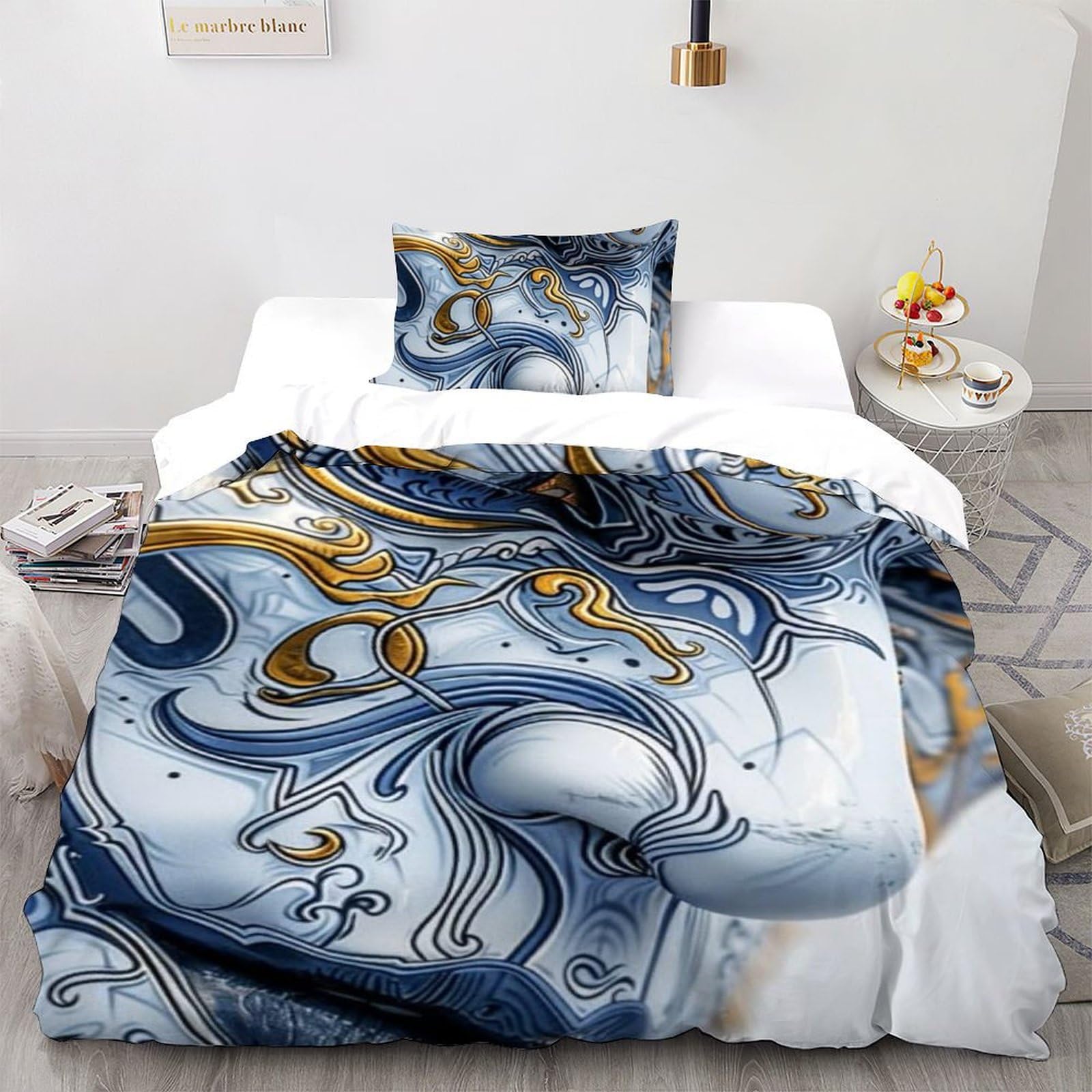 Housse de couette 135x200cm imprimé 3D microfibre pour transformer la chambre enfant