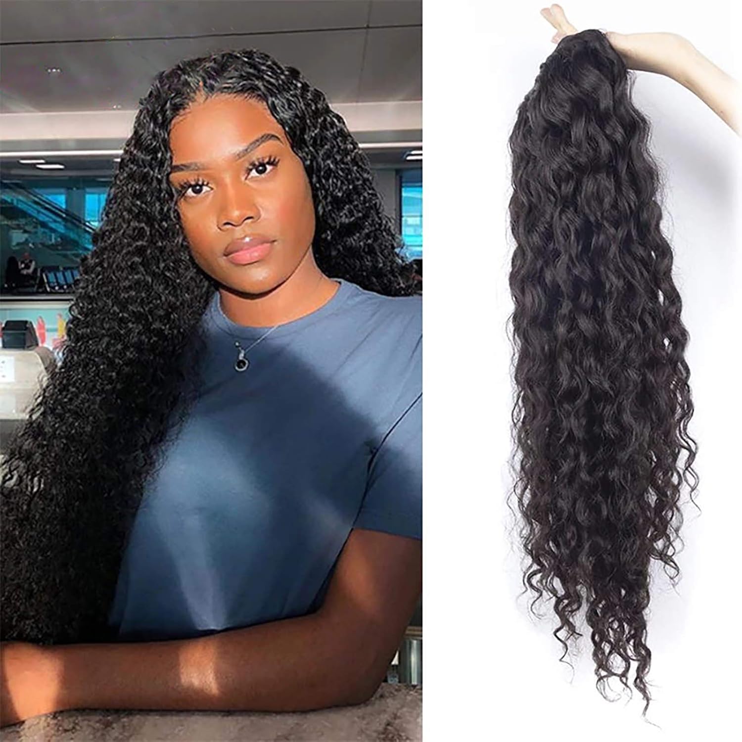 half wig 22 inch