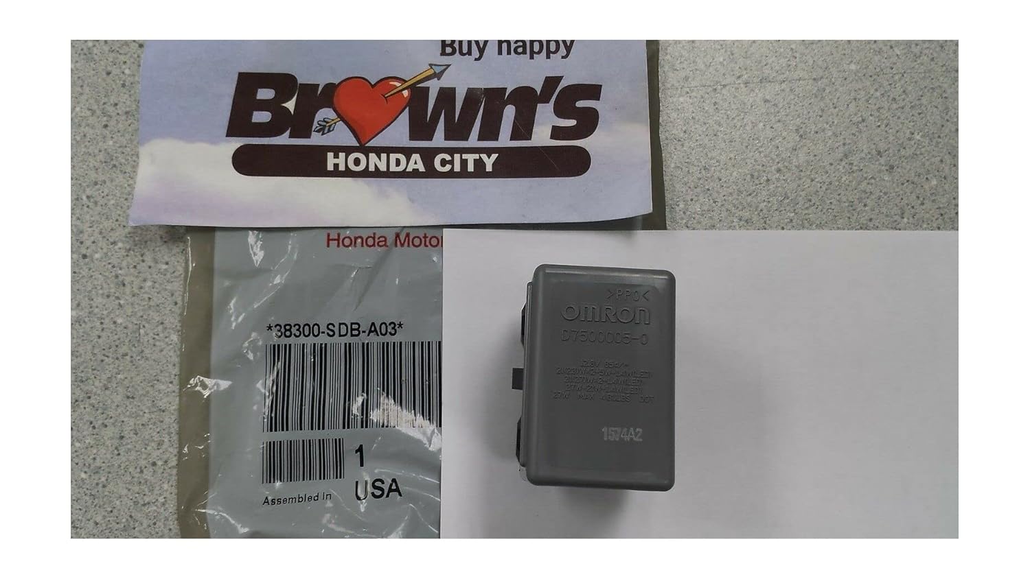 New Genuine Turn Signal & Hazard Light Relay 38300SDBA03 38300SDBA03 Automotive