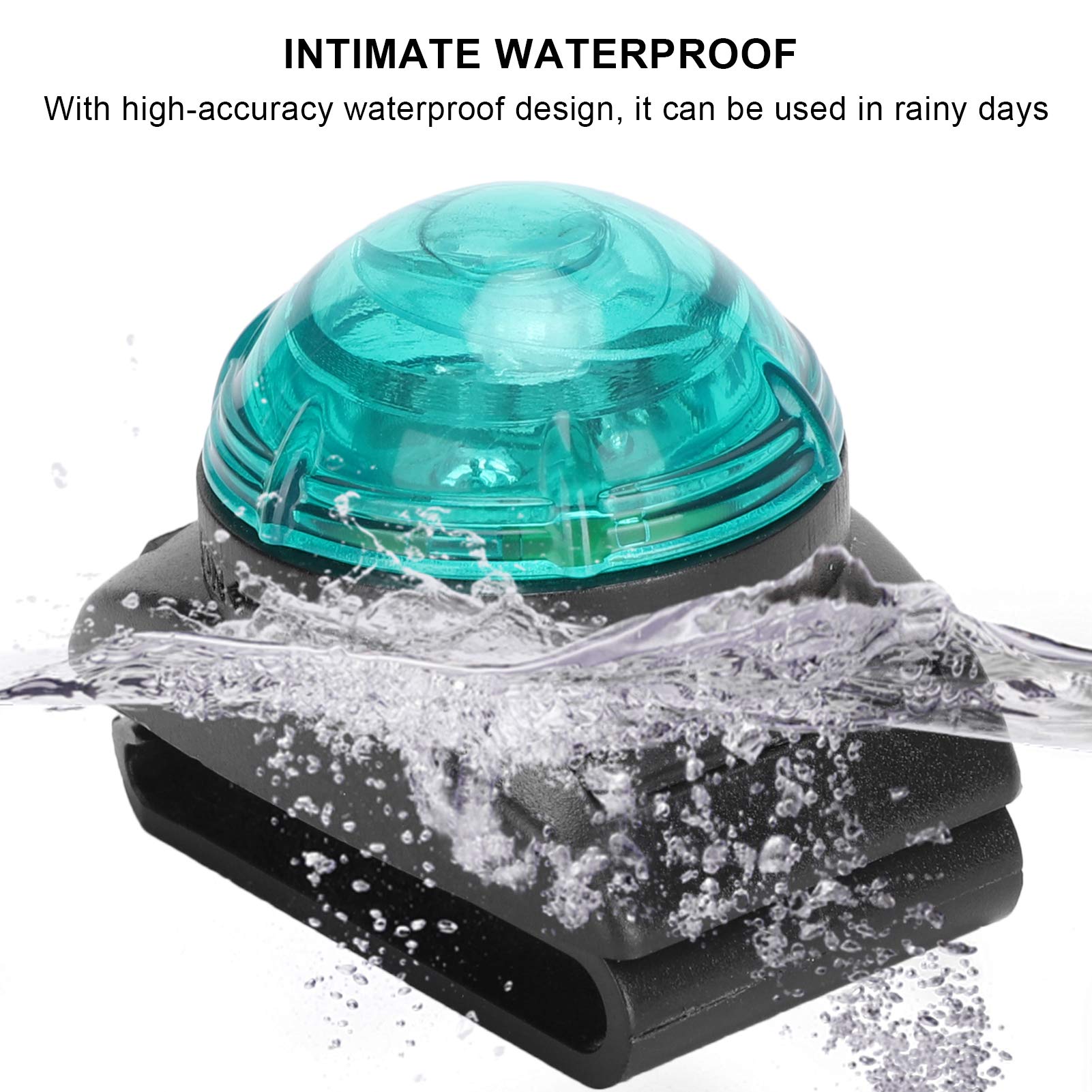 Wisiorek LED dla Zwierząt Wodoodporna Luminous Bright Night Warning Lamp Dog Safety Lamp Dog Anti-Lost Wisiorek Akcesoria(Zielony)