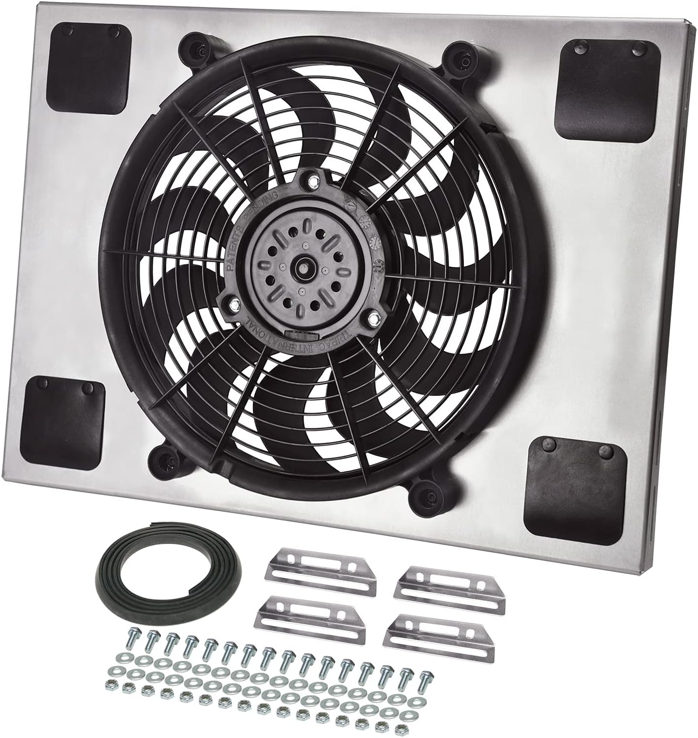 Derale Performance 16827 Gray/Black High Output Radiator Fan