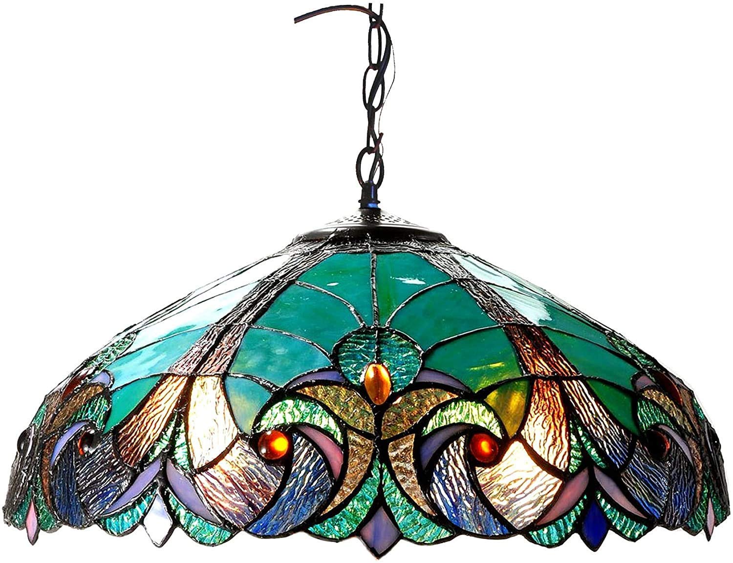 Buy Tiffany Pendant Light Stained Glass Dining Room Lighting Fixtures