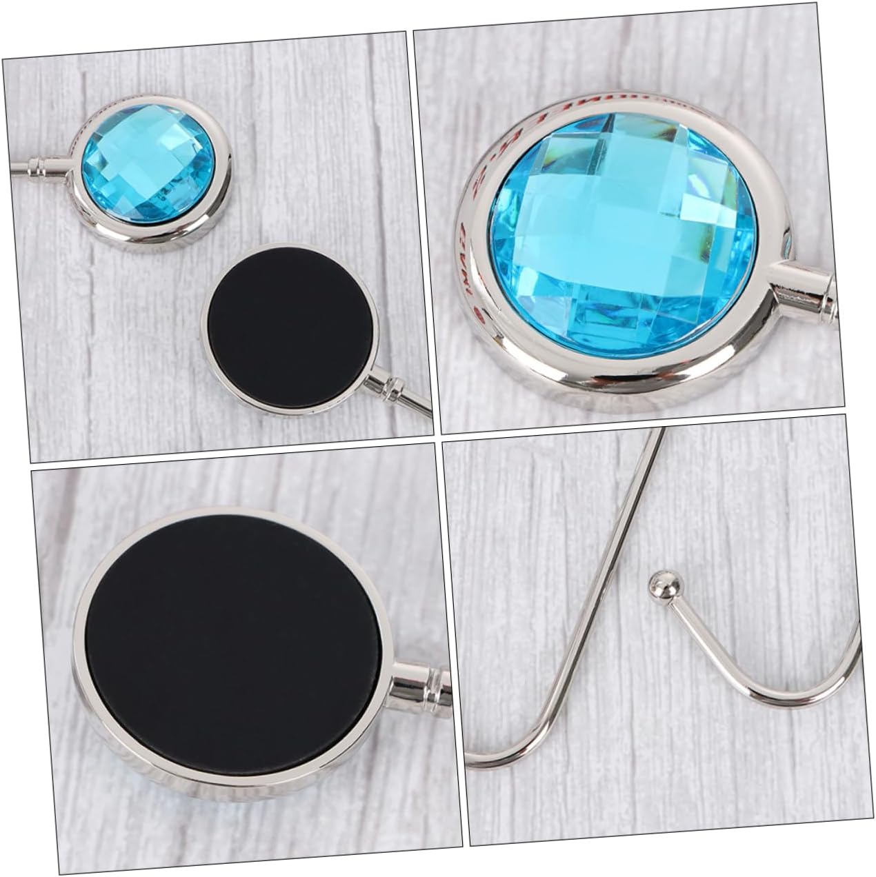 NOLITOY 4pcs Non- Handbag Hanger Hooks Elegant Purse Holders for Table and Desk for Home Decoration and Daily Use Beautiful Design