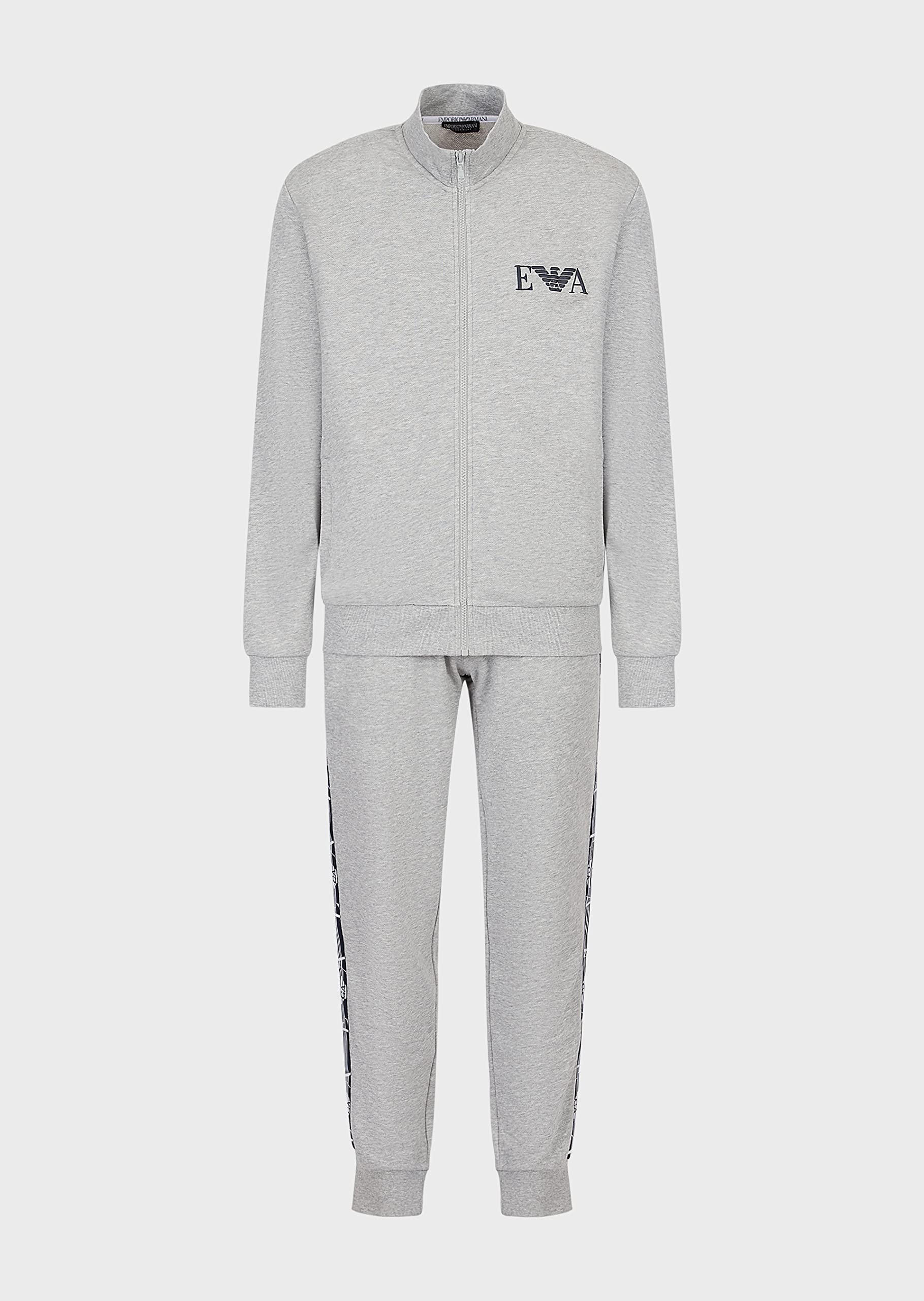 Emporio Armani Men's Iconic Terry Sweater And Trouser Set Sweter+Spodnie Męskie