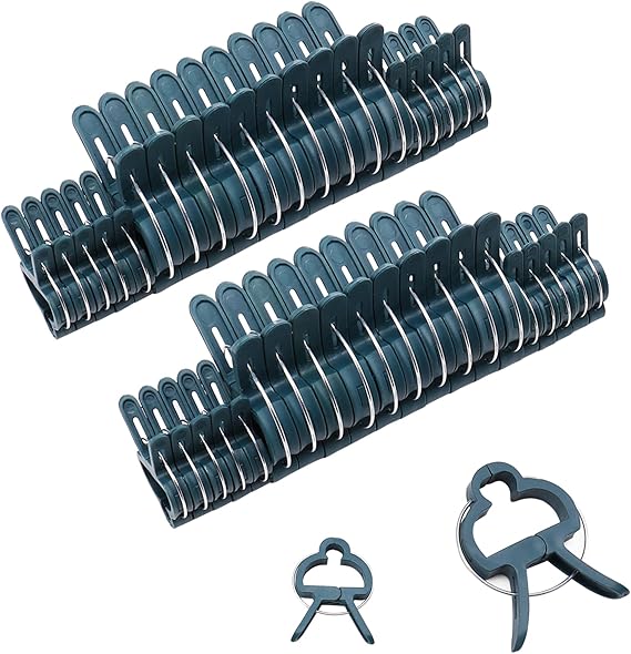 Sago Brothers 40 piece plant clip pack with green garden clips
