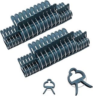 Sago Brothers 40 PCS Plant Clips Garden Clips for Tomato Cage, Tomatoes Clips Plant Support Clips for Bamboo Stakes, Climbing Plants, Vines, Gentle Plant & Flower Trellis Clips for Plant Stalks, Stems
