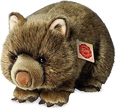 Teddy Hermann 91426 Wombat 26 cm, Kuscheltier, Plüschtier mit recycelter Füllung, Sonderedition Teddy Hermann erklärt