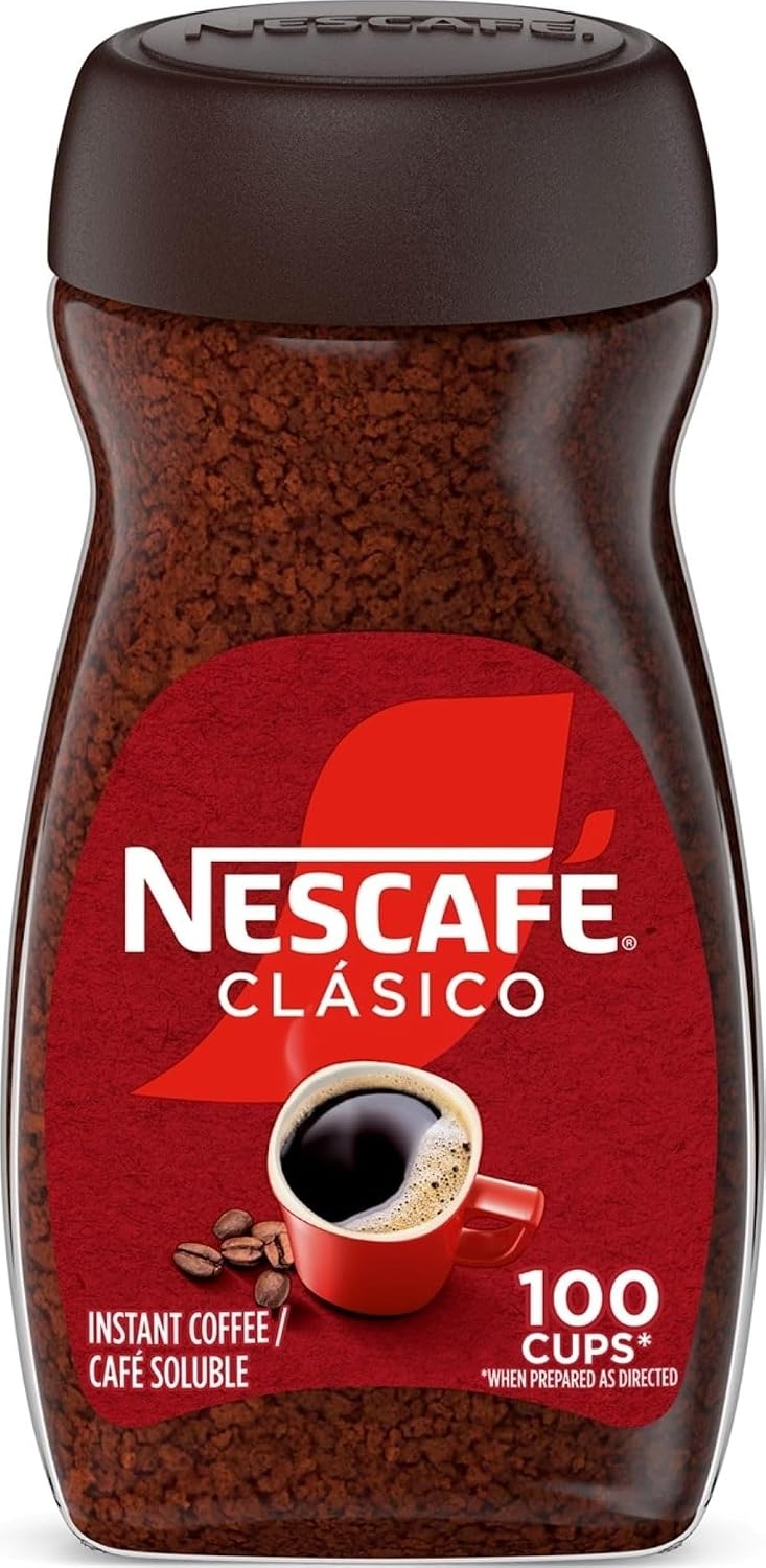 NESCAFÉ Clasico Dark Roast Instant Coffee, 7 oz Jar