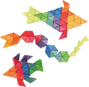 Amazon | グリムス にじのオクタゴン・大 GM43280 | 積み木