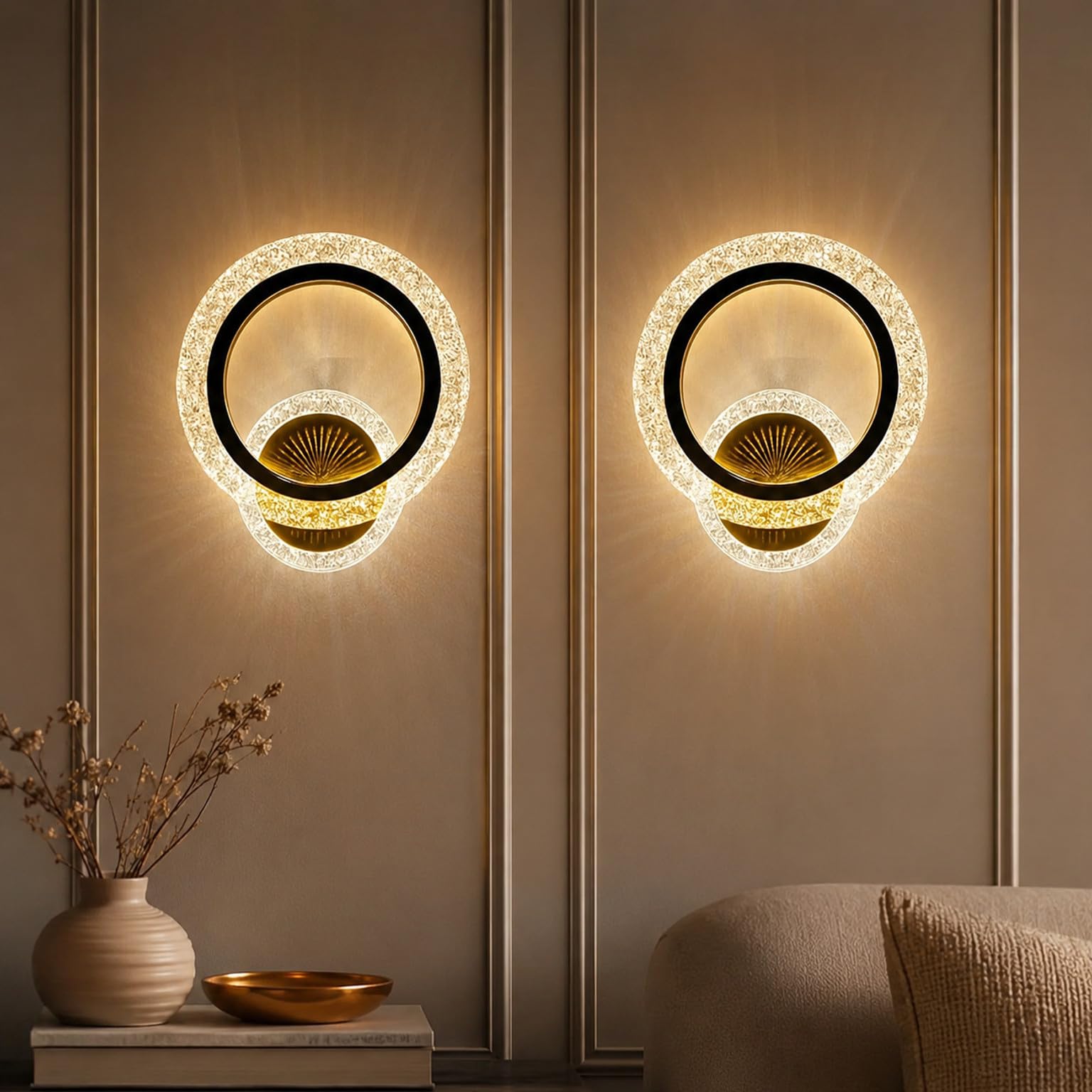 Lyse Decor LED Wall Light - 3 Color Modes -13 Lyse Decor LED Wall Light - 3 Color Modes -13