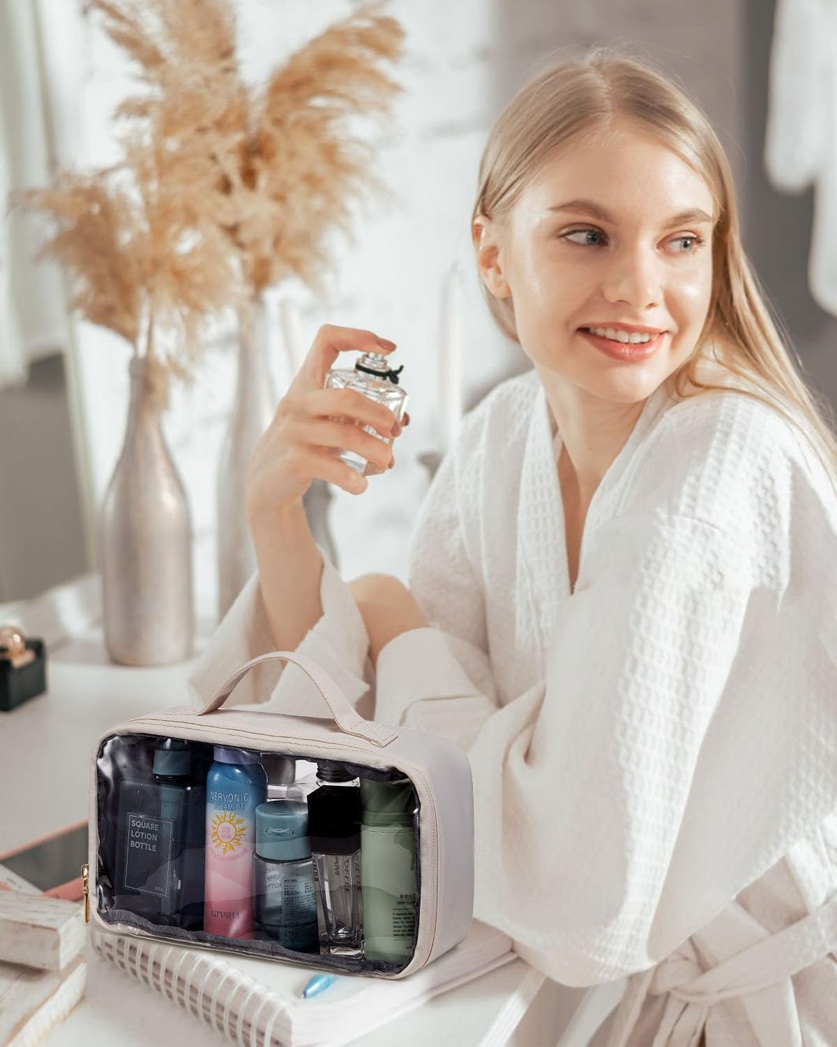 LOVEVOOK Large Travel Duffle Bag, Weekender Bags for Women With Shoe Compartment, Overnight Hospital Bag For Women Labor Delivery, Carry on Bag Personal Item Travel Bag, Yoga Gym Duffel Bag - Image 7