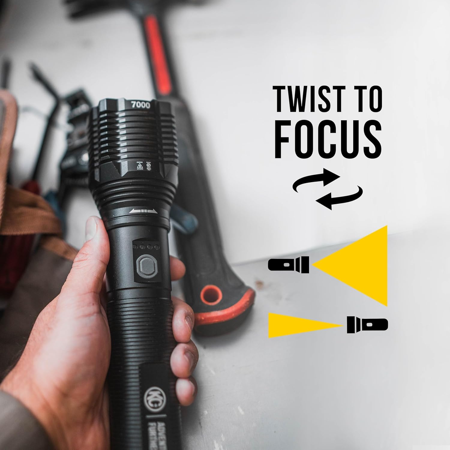 KC Hilites FLX™ 7K Rechargeable Flashlight