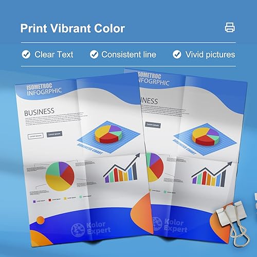 Miniatura 4 de Kolor Expert 822XL - Cartucho de tinta remanufacturado para impresora Epson 822XL 822 XL para impresora Epson Workforce Pro WF-3820 WF-4820 WF-4830